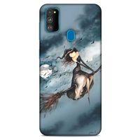 Y.Liva-2021 Özel Seri Cadılı Samsung Galaxy M30s Kılıf Silikon Kapak