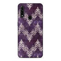 Oppo A31 Uyumlu Kılıf Romans (49) Ultra Silikon Kılıf Mor