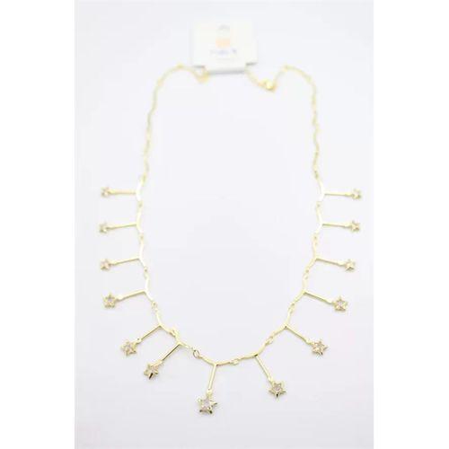 Yıldız Sallantılı Kolye - Altın