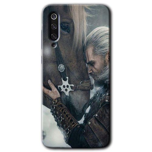 MRCİLETİSİM Xiaomi Mi 9 Kılıf HD Desen Baskılı Arka Kapak+Temperli Cam - Kadim Dost