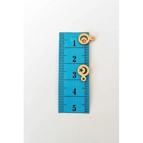 Oya Abiye Bileklik Kolye Pleksi Metalik Plastik Pul Altın Renk 8 gram 85 adet - BNC483