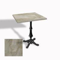 Dockers Çipa 1012 Döküm Ayak Kare Masa 70X70 cm - (Werzalit, Wermodin ve Allzalit Tabla) - Irony