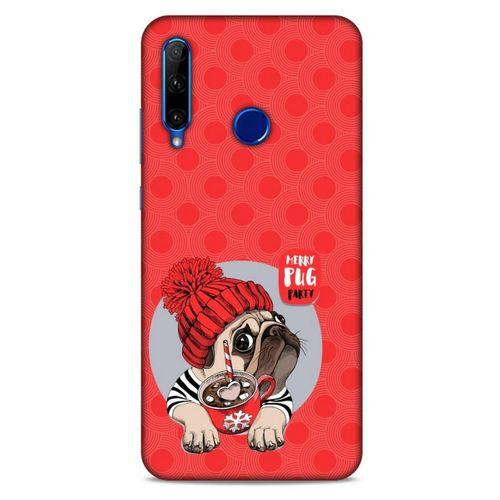 Animax Bereli Pug Huawei Honor 20 Lite Kılıf Desenli Silikon