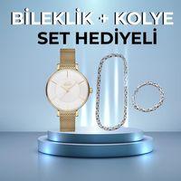 Slazenger SL.09.6147.3.03 35 mm Altın Rengi Kadın Kol Saati