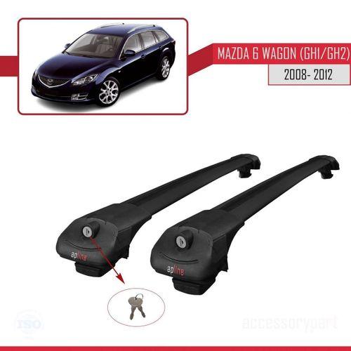 Mazda 6 Wagon (GH1/GH2) 2008-2012 Arası ile uyumlu ACE-1 Ara Atkı Tavan Barı SİYAH