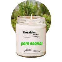 Doğal Özel Seri Kokulu Dekoratif Kavanoz Mum 210 cc - Çam Esansı - RYL