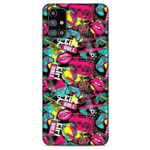Graffitix (27) Desenli Silikon Kapak Samsung Galaxy M31s Kılıf