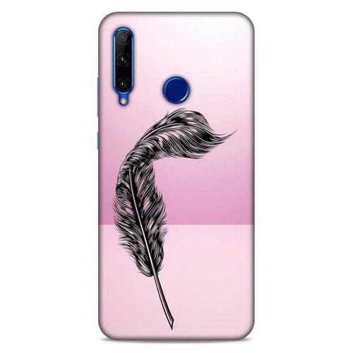 Lopard Huawei Y6P Uyumlu Kılıf Tattoo's (29) Arka Koruma Kılıfı Tüy Dövmesi