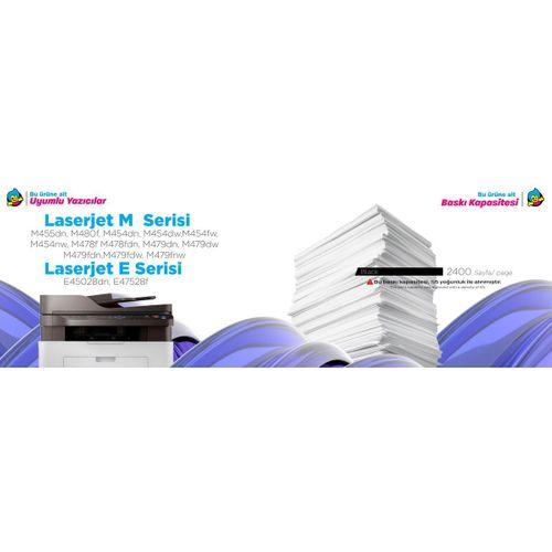 Hp 415A-W2030A Muadil Toner Siyah - Çipli / M455 / M480 / M454 / M478 / M479