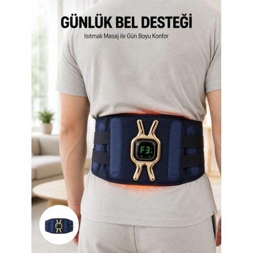 Çok Fonksiyonlu Masaj Kemeri Isı Ve Titreşim Destekli