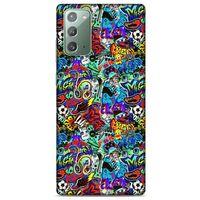 Graffitix (24) Desenli Silikon Kapak Samsung Galaxy Note 20 Kılıf