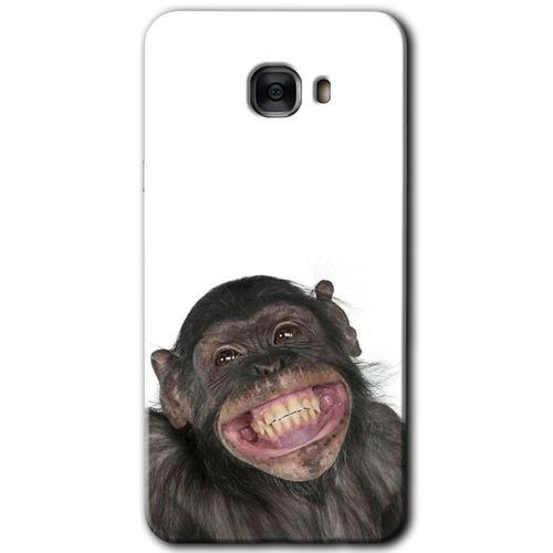 Samsung Galaxy C7 Kılıf HD Desen Baskılı Arka Kapak + Temperli Cam - Şıpsevdi Aşk