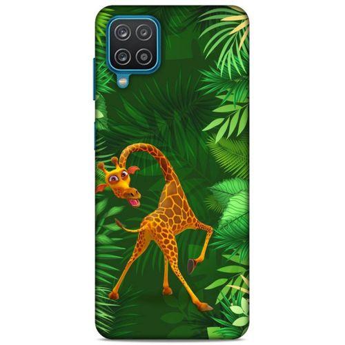 Lopard Samsung Galaxy A12 Uyumlu Kılıf GameX (38) Neo Hybrid Kılıf Zürafa
