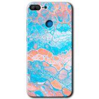 Honor 9 Lite Kılıf HD Desen Baskılı Arka Kapak - Bubbles 1