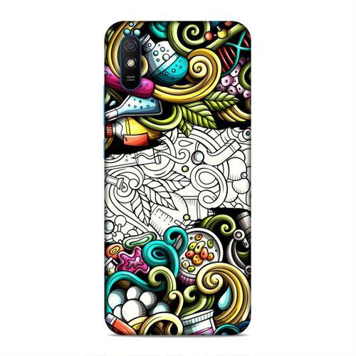 Xiaomi Redmi 9a Kılıf Kimya Doodle Arka Kapak Silikon Koruma Full Koruyucu