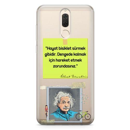 Huawei Mate 10 Lite Kılıf Caps Eisnstein Arka Kapak Koruma Desenli Full Koruyucu