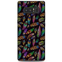 Samsung Galaxy Note 8 Kılıf Desenli Özel Seri Tüyler (15) Antişok Kılıf