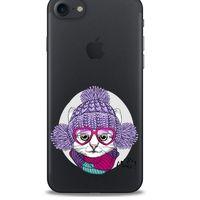 Zoologix (90) Apple iPhone SE 2020 Şeffaf Kılıf Silikon Desenli