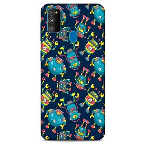 Retro (9) Desen Kılıf Renkli Samsung Galaxy M30s Kılıf