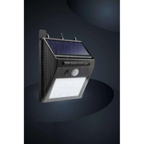 Bahçe Aydınlatma Sensörlü Güneş Enerjili Duvar Lambası 40 Led Işık