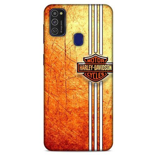 Samsung Galaxy M21 Uyumlu Kılıf Motorsiklet (50) Shockproof Kılıf Harley