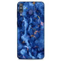 Samsung Galaxy M30 Uyumlu Kılıf Mavi Delisi (7) Telefon Kılıfı Mermer