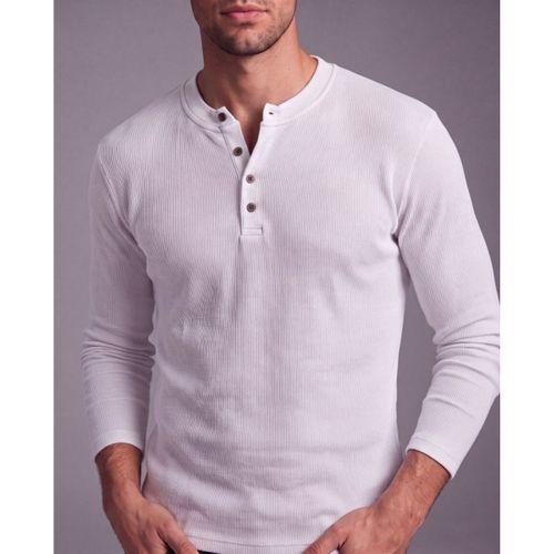 Erkek Düğme Detaylı Bisiklet Yaka Uzun Kollu Body