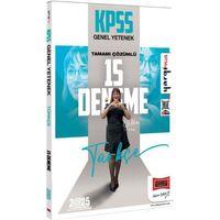 2025 KPSS Genel Yetenek Tamamı Çözümlü Türkçe 15 Deneme Yargı Yayınları