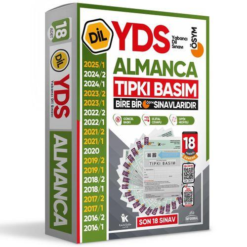 2026 YDS Almanca ÖSYM Tıpkı Basım Çıkmış Soru Deneme Paketi 18li Fasikül SETİ