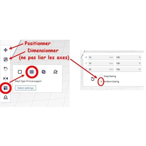 CURA Ek Destekler (Bu ürün Sadece Plastik parçadır - Almadan Önce Soru Sorabilirsiniz)