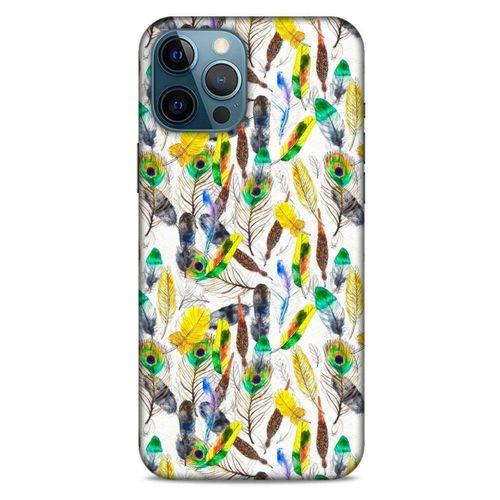 Apple iPhone 12 Pro Max Kılıf Desenli Özel Seri Tüyler (5) Koruma Kabı