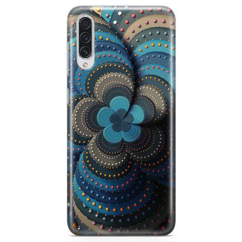 Samsung Galaxy A50s Kılıf İnci Taşlı Çiçek Arka Kapak Koruma Desenli Full Koruyucu