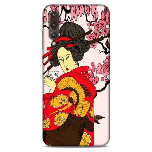 Huawei P20 Pro Kılıf Japonya (10) Full Koruma Kılıfı Japon Geyşa