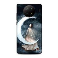 Lopard Xiaomi Redmi Note 9 5g Uyumlu Kılıf Y.Liva-2020 Seri Ay Peri Koruma Kabı