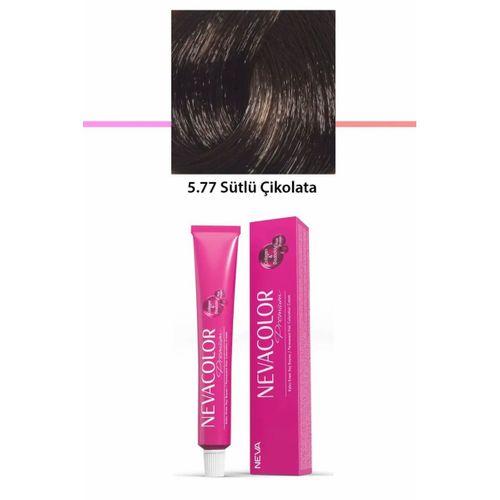 Premium 5.77 Sütlü Çikolata - Kalıcı Krem Saç Boyası 50 g Tüp