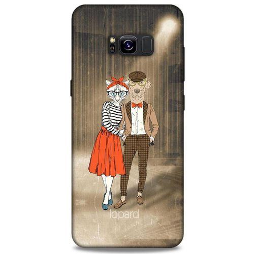 Samsung Galaxy S8 Plus Kılıf FunnyMaX (31) TPU Kılıf Kahverengi