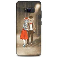 Samsung Galaxy S8 Plus Kılıf FunnyMaX (31) TPU Kılıf Kahverengi