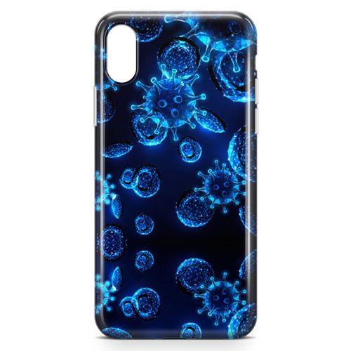 Apple iPhone XS Kılıf Viral Enfeksiyon Arka Kapak Koruma Desenli Full Koruyucu