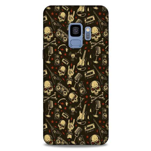 Retro (8) Desen Baskılı Kılıf Renkli Samsung Galaxy S9 Kılıf