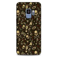 Retro (8) Desen Baskılı Kılıf Renkli Samsung Galaxy S9 Kılıf