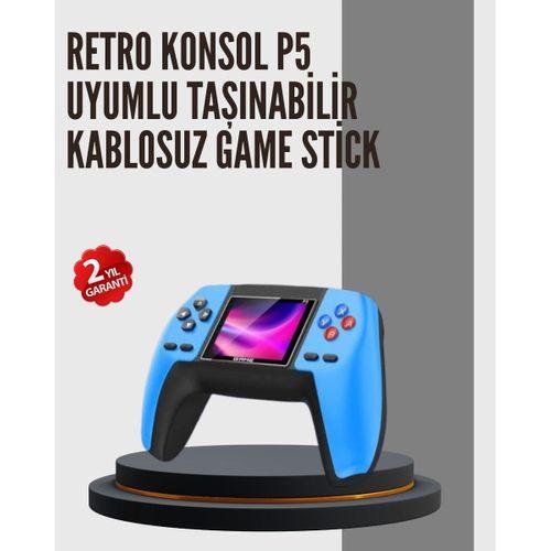 Nostaljik Mini Gamepad | 520 Hazır Oyun, Tak Ve Oyna