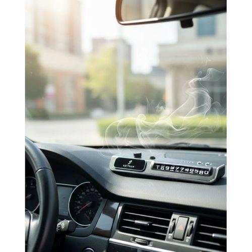 Led Işıklı Araç Ön Cam Telefon Numarası Gösterme Atı + 3 Seviyeli Hava Nemlendirici
