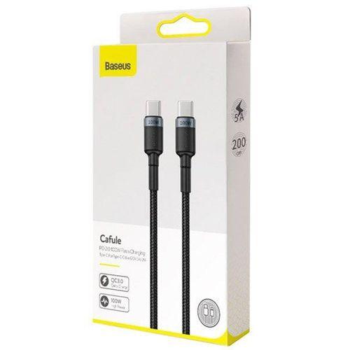 Baseus Cafule PD2.0 100W flash Şarj Usb Type-C Kablo (20V-5A) 2 Metre