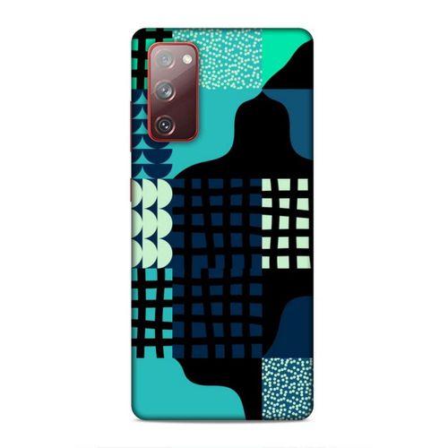 Samsung Galaxy S20 Fe Uyumlu Kılıf Insomnia (17) Tasarım Kılıf Yeşil Lacivert