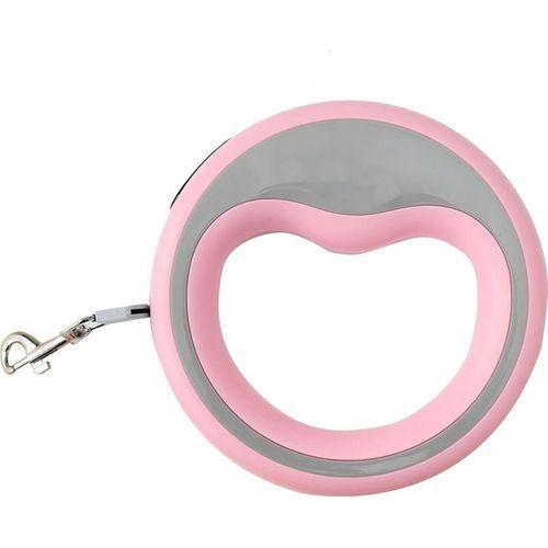 Süslüpati Otomatik Köpek Gezdirme Tasması Pembe 2.5 Metre