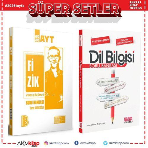 Benim Hocam AYT Fizik ve AKM Dil Bilgisi Soru Bankası Seti 2 Kitap
