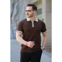 Erkek Renkli Yaka Kısa Kollu Tişört