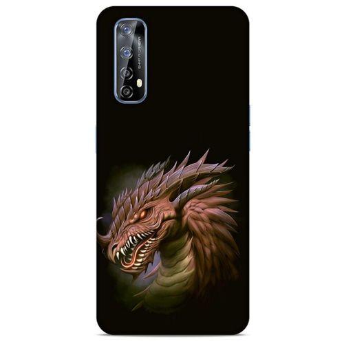 Huawei P Smart 2021 Kılıf Dragons (18) Telefon Kılıfları Kahverengi Ejderha