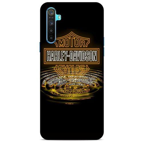 Realme 6i Uyumlu Kılıf Motorsiklet (35) Fit Design Kılıf Harley Davidson