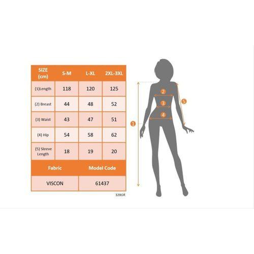 Kadın Kısa Kollu V Yakalı Maksi Boy Viskon Elbise